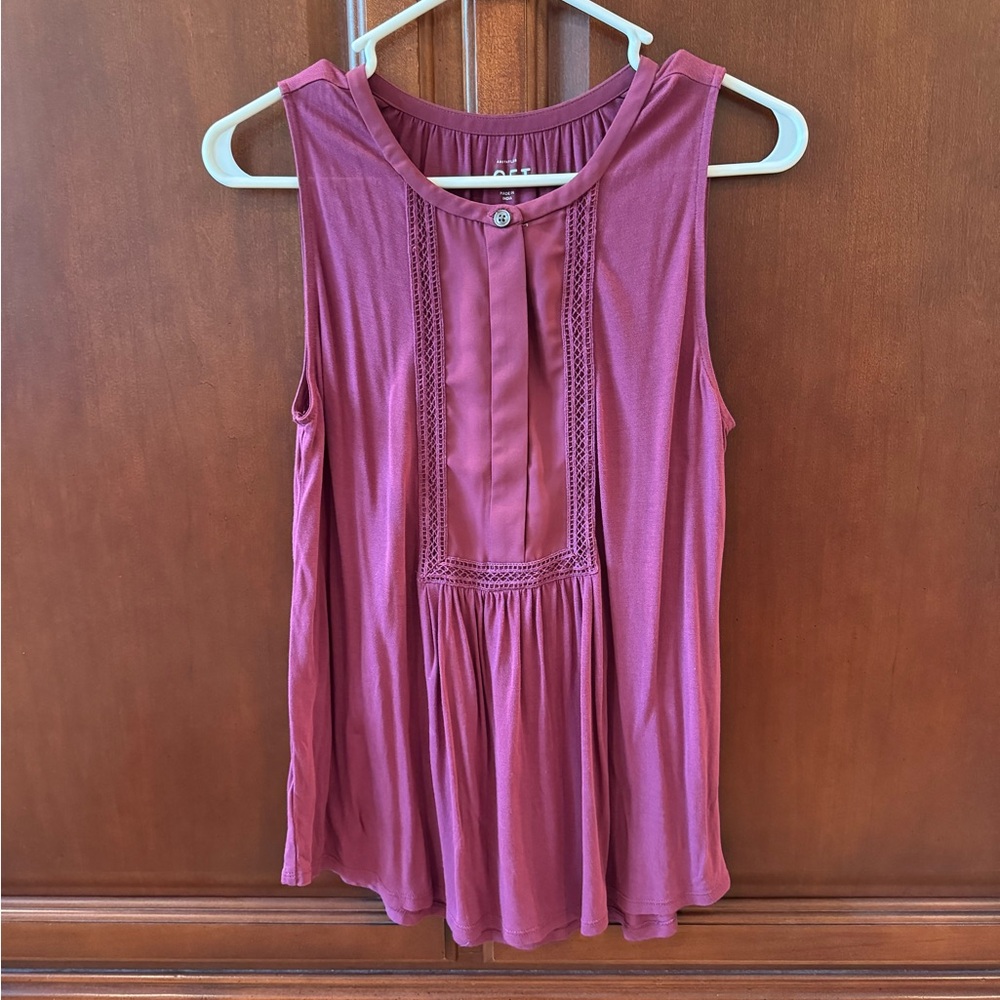 LOFT flowy top longer tunic length